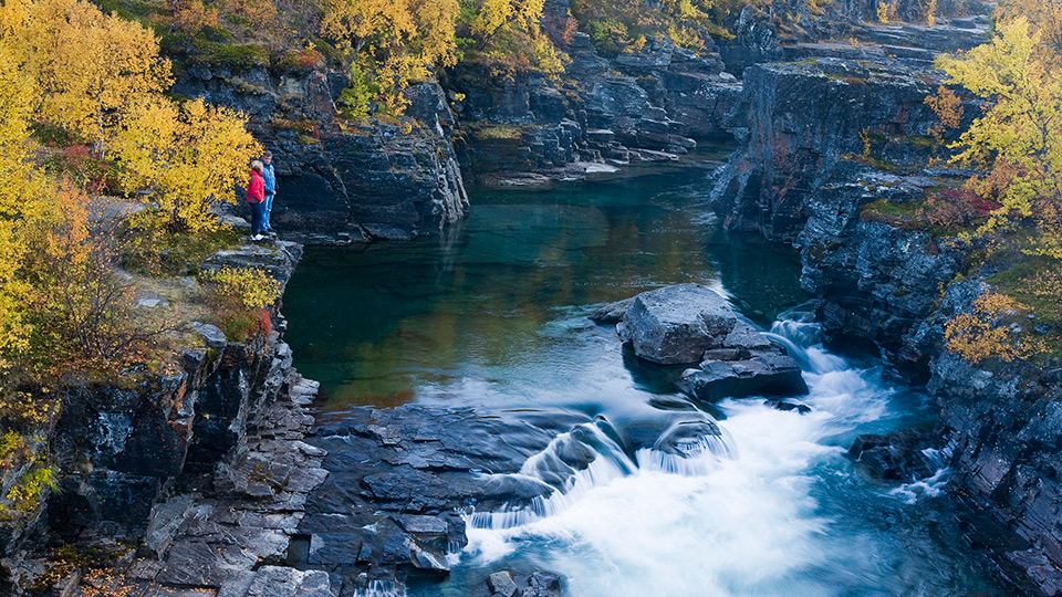 Fotograf: Peter Rosén Kanjonen i Abisko